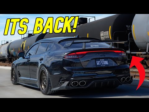 KIA STINGER Wing/Spoiler Install!!