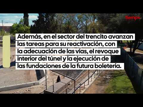 Así avanzan las obras de remodelación en el Parque de Mayo.