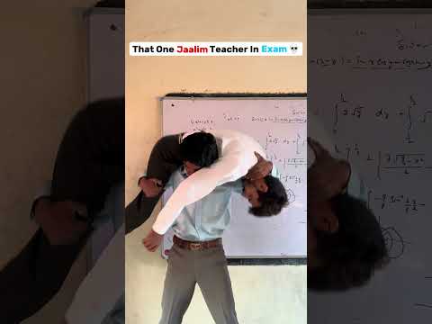 That one strict teacher in exam hall 💀#shorts #funny #school #exam￼