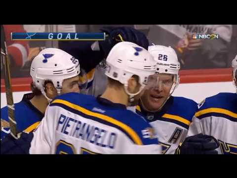 ST LOUIS BLUES vs. CHICAGO BLACKHAWKS (5-2) Oct 12