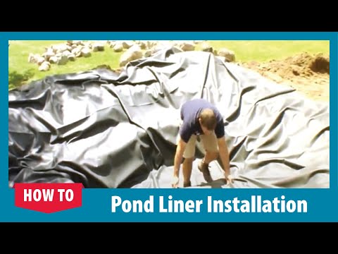 How to choose & install pond liner for ponds & lakes