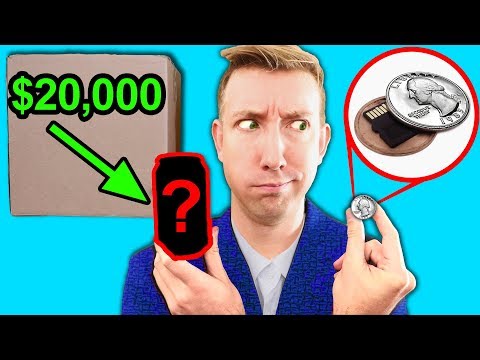 SPY GADGETS in REAL LIFE - $20,000 EBAY MYSTERY BOX Challenge Unboxing Haul!