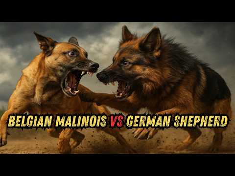 Two Elite Breeds, One Winner! (Belgian Malinois vs German Shepherd)