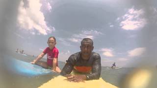 preview picture of video 'My Epic Fail at Surfing School - El Palmar, Panama'