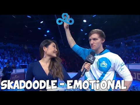 Skadoodle Winning Interview | Almost Crying in love | Eleague Major Boston 2018