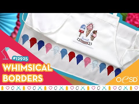 Create Whimsical Borders with your Embroidery Machine!