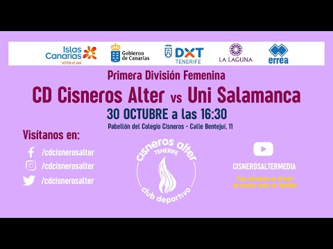 2021-10-30 PRIMERA DIVISION FEM: Cisneros Alter Voleibol - Universidad de Salamanca