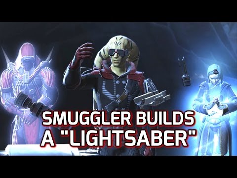 SWTOR: Smuggler Constructing a "Lightsaber" aka Blaster Pistol (Chapter 12 KOTFE)