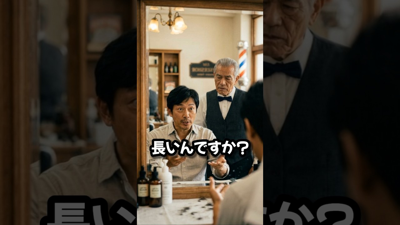 理髪店の店主
