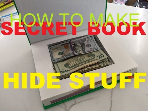 How To Make A Secret Stash Book Safe