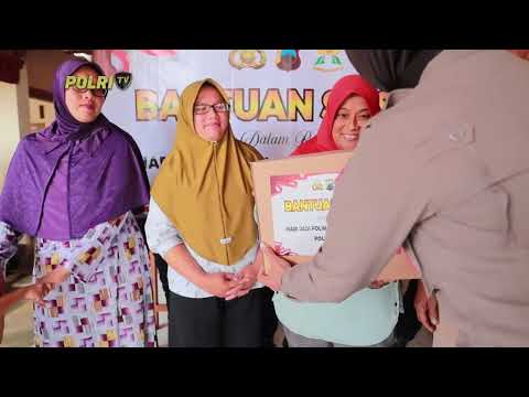 POLRES KLATEN SALURKAN BANTUAN AIR BERSIH