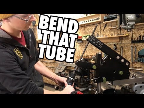 Bending a titanium tube for a bike frame