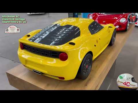 Alfa Romeo 4C Visita al HUB Heritage Abarth 1000SP y lo que podría haber sido.