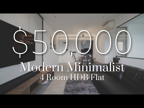 HDB 4 Room HOME TOUR: A Modern Minimalist's Paradise