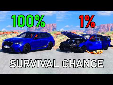 Best of Realistic Survival Chance Crashes #15 | BeamNG.drive