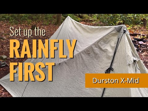 Montage fly-first de la Durston X-Mid 1 ultralegere