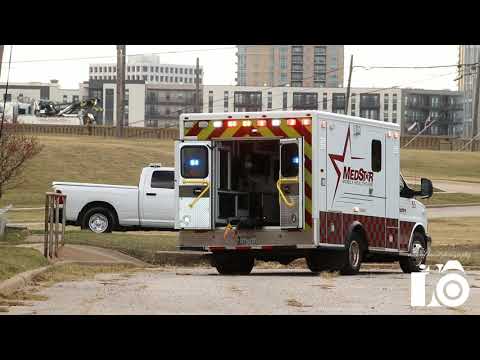 12-2-2020 - Fort Worth - man rescued from commercial structure fire