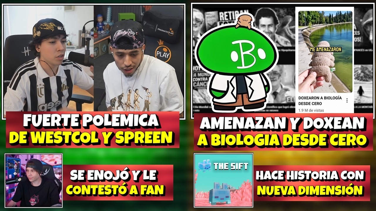 FUERTE DISCUSIÓN EN STREAM de SPREEN Y WESTCOL | AMENAZAN Y DOXE4N a BIOLOGIA DESDE CERO | RUBIUS