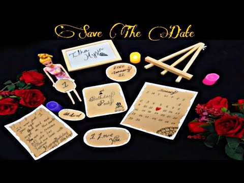 save the date card making for beginners | English calligraphy | Handmade save the date card
