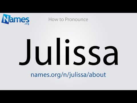 How to Pronounce Julissa