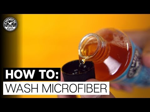 How To Properly Wash Microfiber Towels, Mitts and Applicators! - Chemical Guys Microfiber Wash
