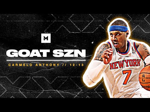 Never Forget When Carmelo Anthony Was a SUPERSTAR! 2012-13 Highlights | GOAT SZN