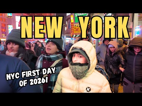 Exploring Manhattan NYC on New Year's Day 2026