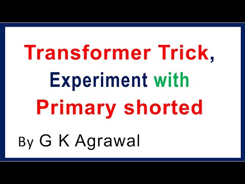 Electrical transformer use trick & experiment at home DIY Video
