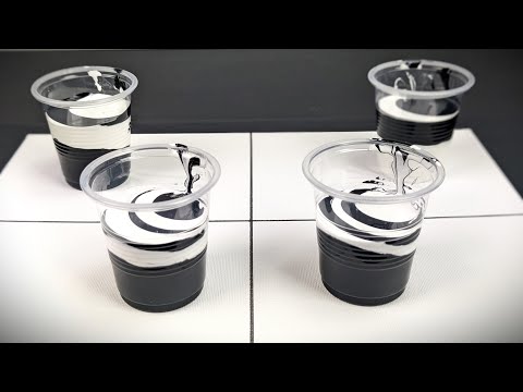 The Black Hole Technique 4 Black Hole Merger Ring Pour | Acrylic Pouring | Abstract Art | Fluid Art