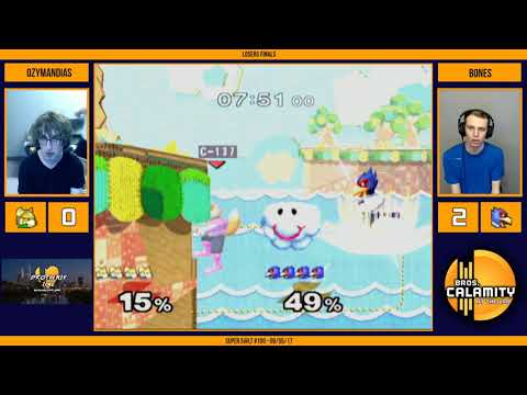 S@LT #100 | Ozymandias (Fox) vs Bones (Falco) - Losers Finals - SSBM Singles