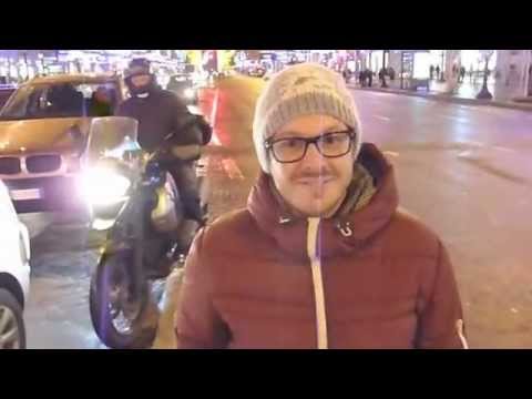 Ceeryl Chardonnay Video Calling on Champs Elysées Avenue // Reveillon Be Happy 2013