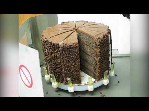 Automatic cake cutting machine