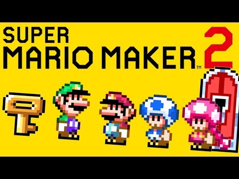 Luigi Gets MUGGED in New Super Mario Maker 2 Opening Cutscene (Key & Locked Door Secret)