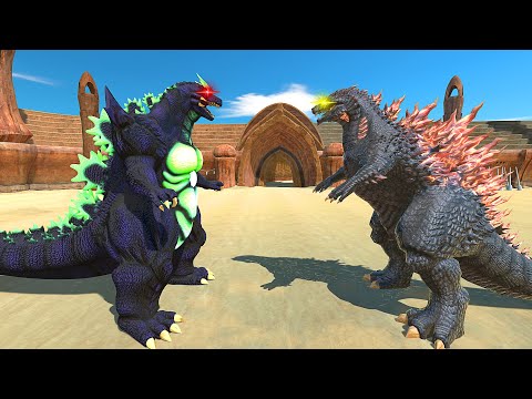 SUPER GODZILLA VS GOJIRA GODZILLA AT THE ARENA - Animal Revolt Battle Simulator