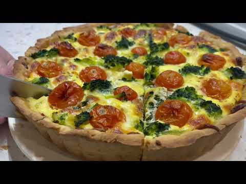 Пирог с красной рыбой. Киш с лососем. Не сладкий пирог. Очень вкусный киш. Универсальный пирог.