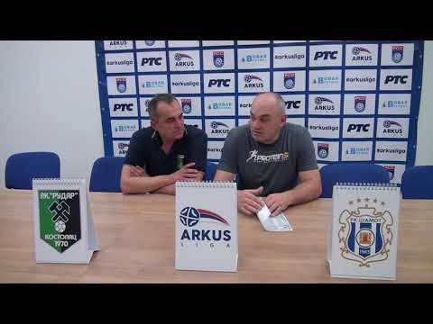 ARKUS liga 6. kolo / RK Rudar - RK Šamot 65 / Konferencija za medije