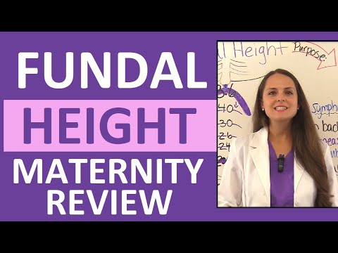 Fundal Height Measurement by Weeks Nursing Maternity Lecture NCLEX