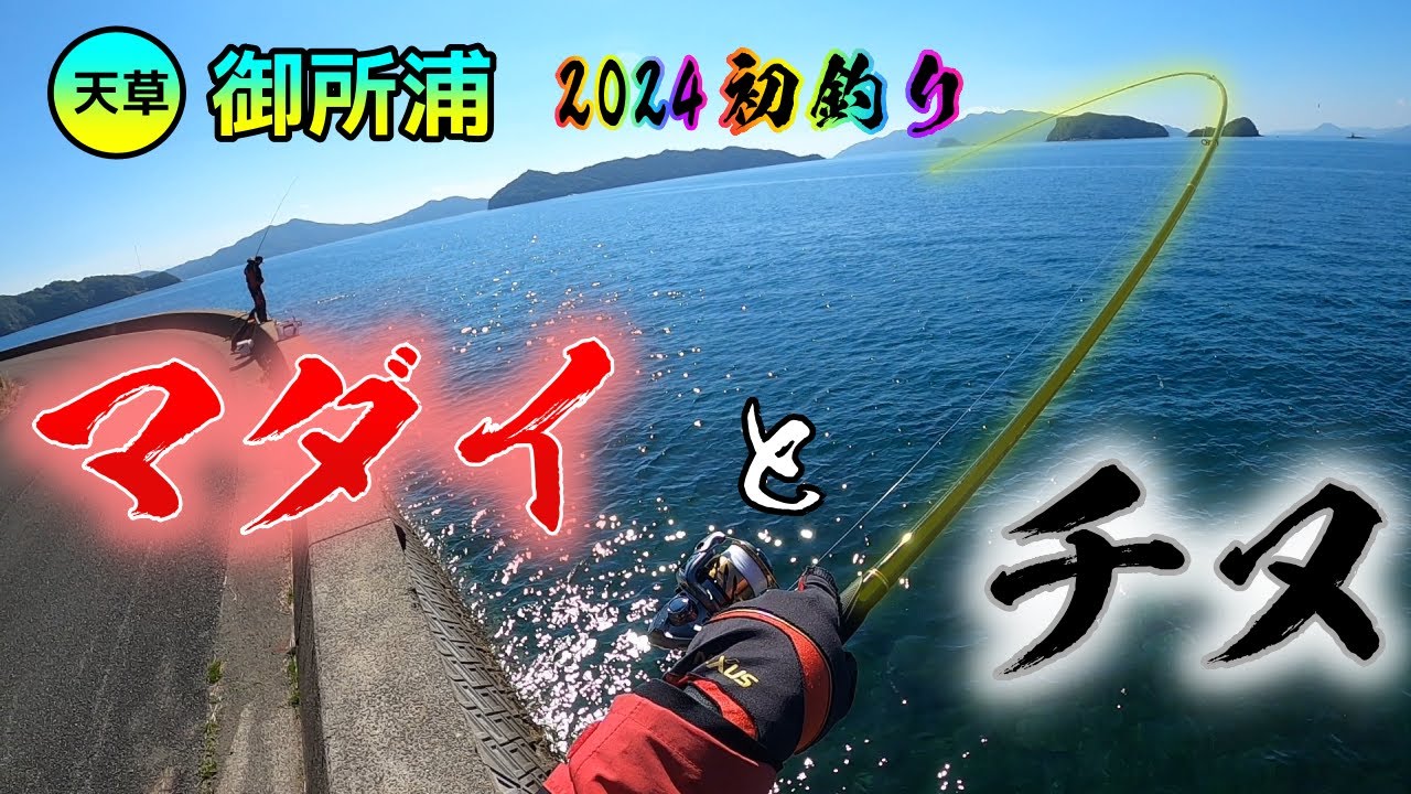 【マダイ＆チヌ】御所浦での『2024初釣り』の結果！