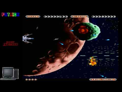 Sol-Feace: Intro & First Stage (Sharp x68000 - Retropie)