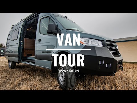 Custom Van Build (FULL TOUR) | Rossmönster Vans | Sprinter 174" 4x4 w/ Indoor Bathroom | 209