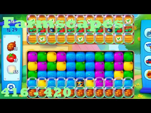 Farmscapes Level 416 - 420 HD Gameplay Walkthrough |  3 - match game | android | ios | pc | app