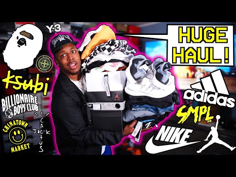 INSANE CLOTHING & SNEAKER HAUL 20+ NEW PICKUPS! NIKE, ADIDAS, JORDAN, BAPE, VINTAGE, & MORE!