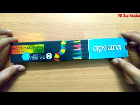 Apsara Matt Magic 2.0 Extra dark | Apsara Dark Pencils | Unboxing of Apsara Matt Magic Pencil 2.0