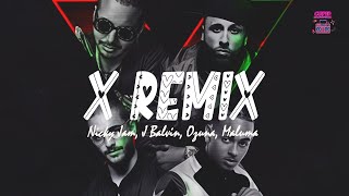 Download lagu Nicky Jam, J Balvin, Ozuna, Maluma - X Remix (Letra) mp3