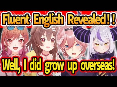 Wait—Since When Could They Speak English?!【Hololive/ENG sub】