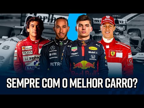 Campeões de F1 que venceram com o MELHOR CARRO do GRID.