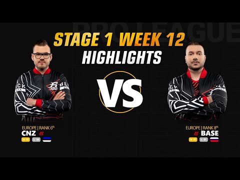 b100 BaSe vs. b100 Cnz QPL Stage 1 Week 12 Highlights
