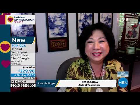 Jade of Yesteryear Sterling Silver Green Jade "Sau" Bang...