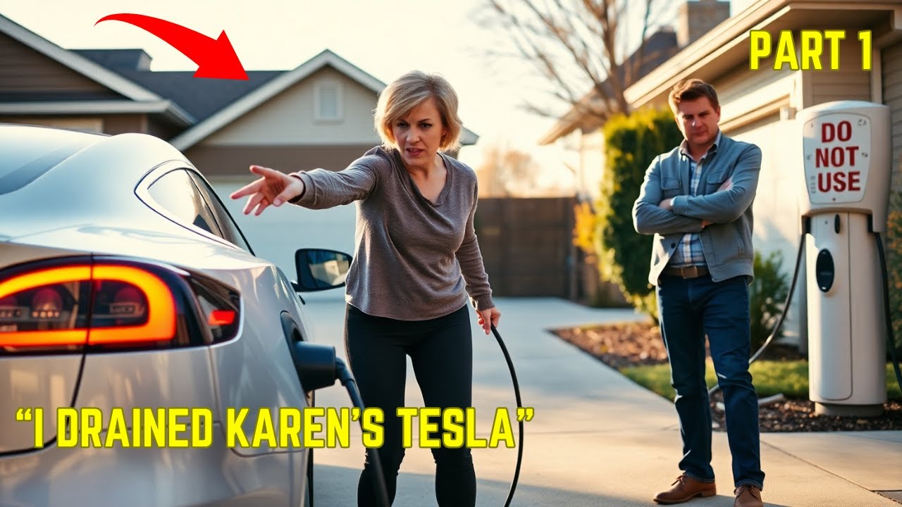 Entitled Karen Kept Using My EV Charger Without Permission… So I Built a Trap  EntitledPeople Reddit