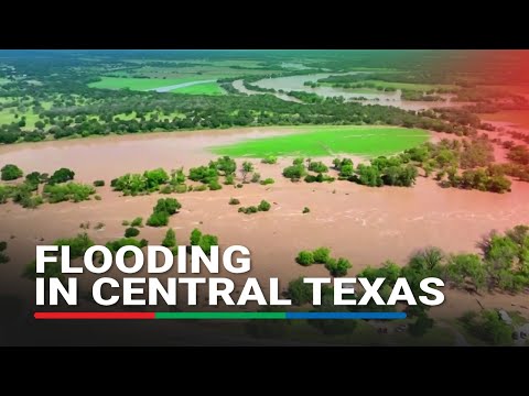 DRONE FOOTAGE: Flooding from intense rain in central Texas
